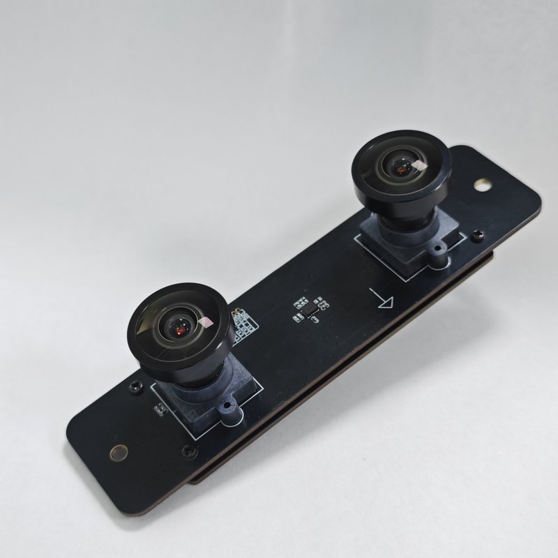 HJY1A-G8 dual 2MP global shutter stereo camera module with IMU